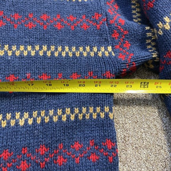 Stewart Scotland Mens Sweater Large Pure New Wool Long Sleeve Crew Neck - Picture 2 of 8